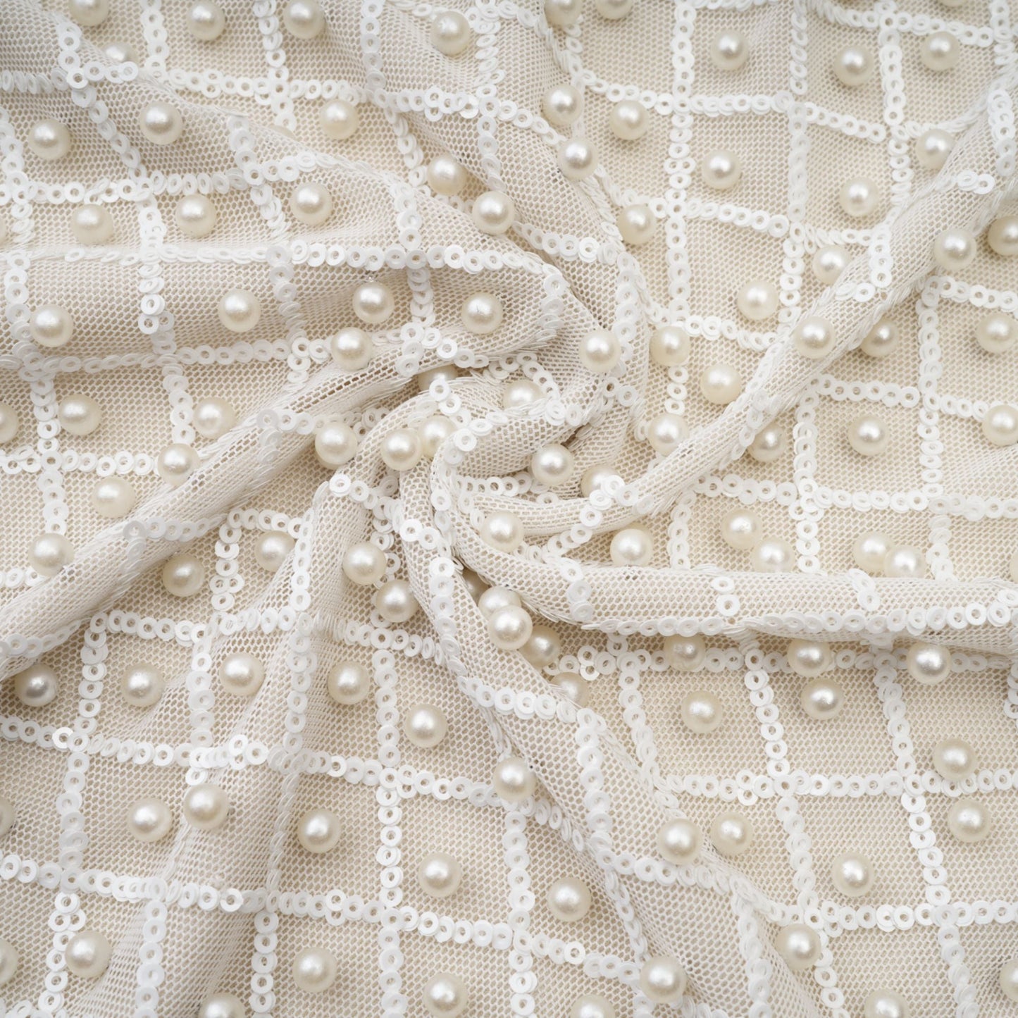 Akira Sahte İnci Omuz Açık Elbise