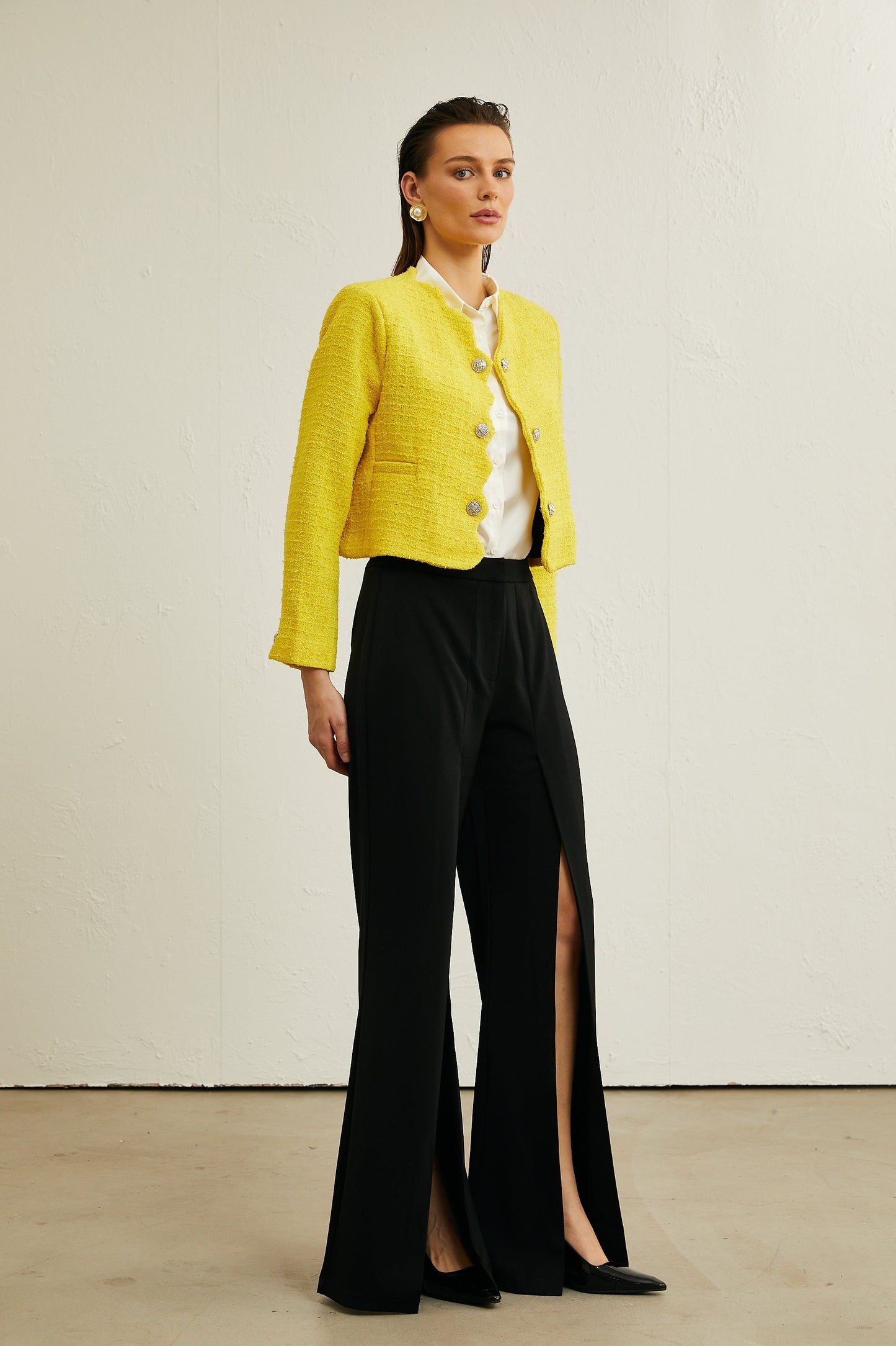 Ulrike Sarı Fisto Kesimli Ceket