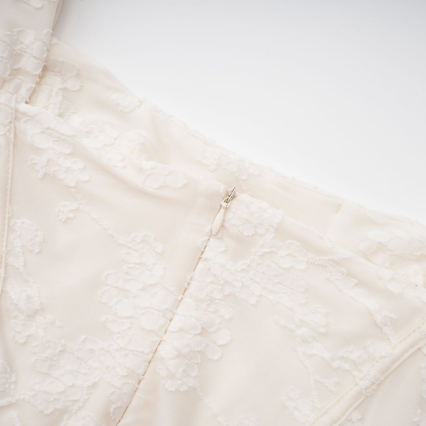 Charlotte çiçekli jakarlı maksi elbise