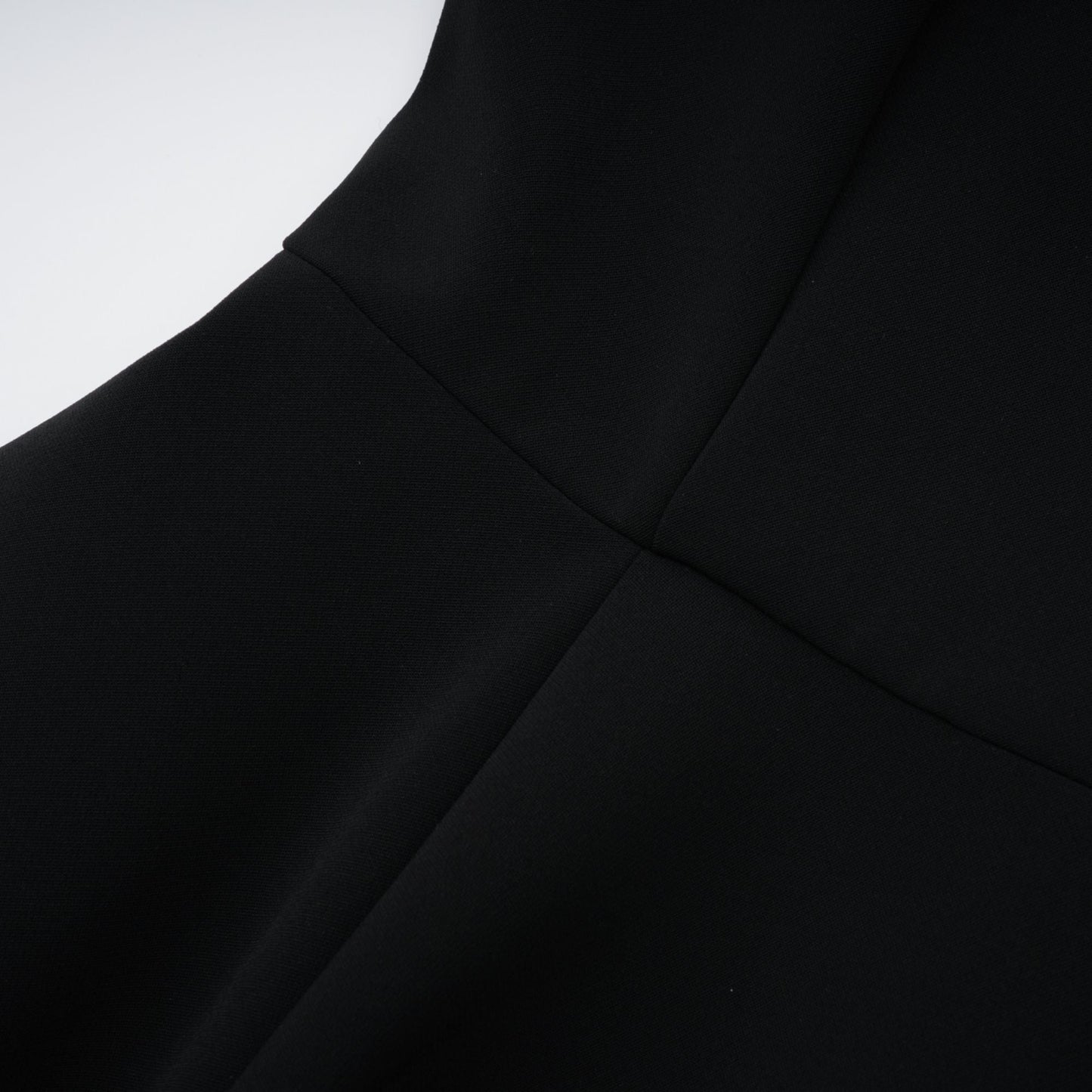 Danaé siyah suni inci işlemeli mini elbise