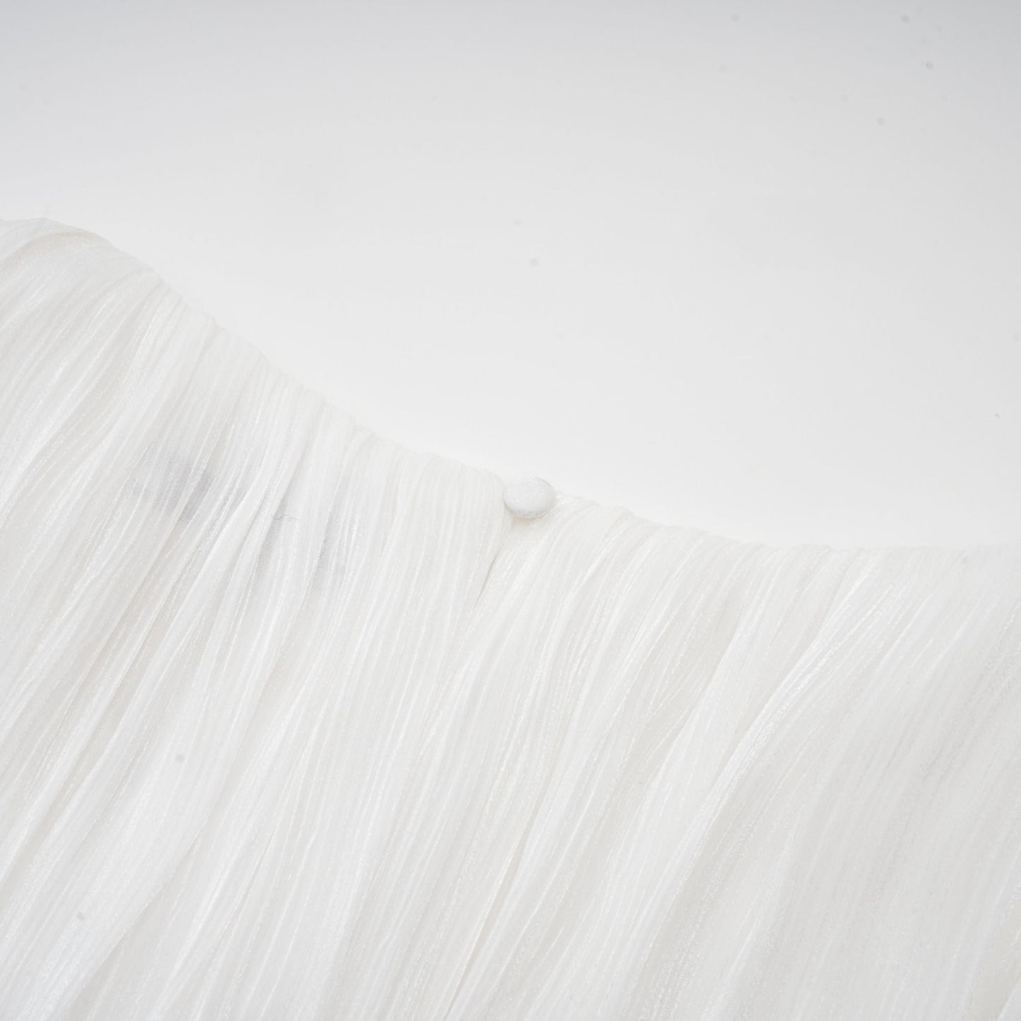 Bella  Beyaz tam pileli daralmış mini elbise