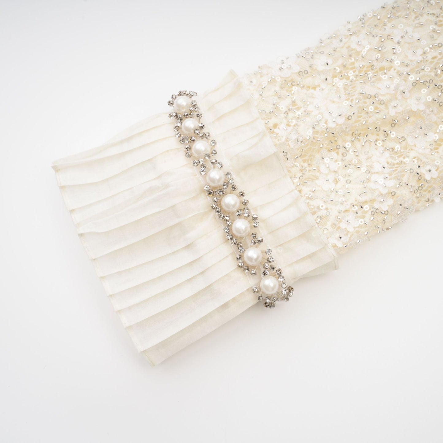 Madeleine çiçekli sahte inci süslemeli ceket