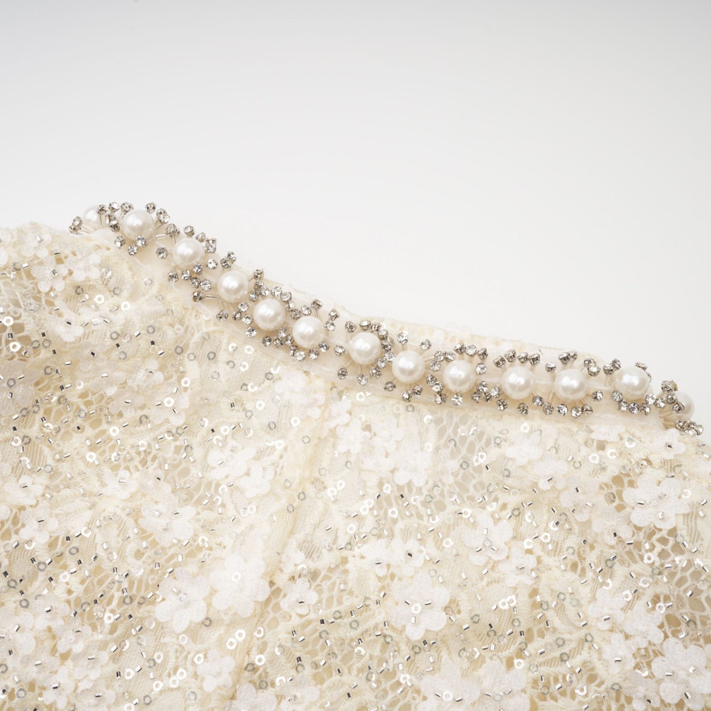 Madeleine çiçekli sahte inci süslemeli ceket